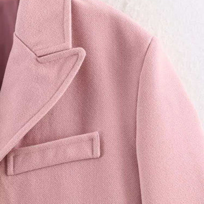 Damen Trenchcoat aus Wolle Elegantes Design