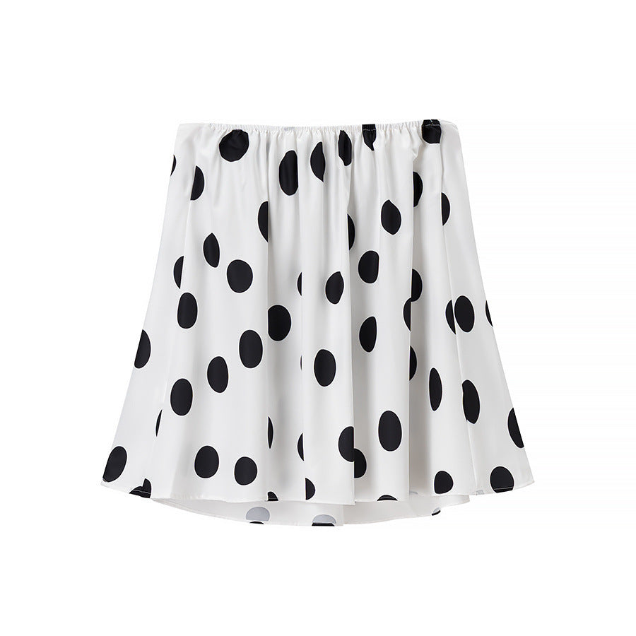 Damen Hose Weite Punktmuster Eveloria