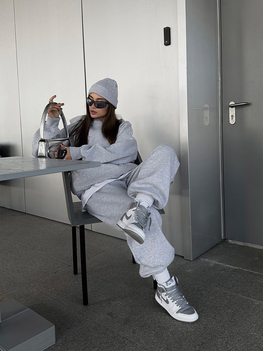 Damen Oversized Sweatshirt Jogginghose Set Eveloria
