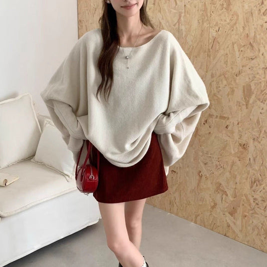 Damen Oversized Strickpullover Lässiger Schnitt - Eveloria