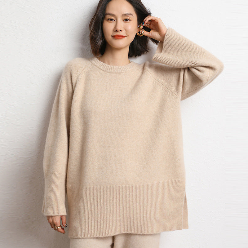 Damen Oversized Pullover Eveloria Großgröße