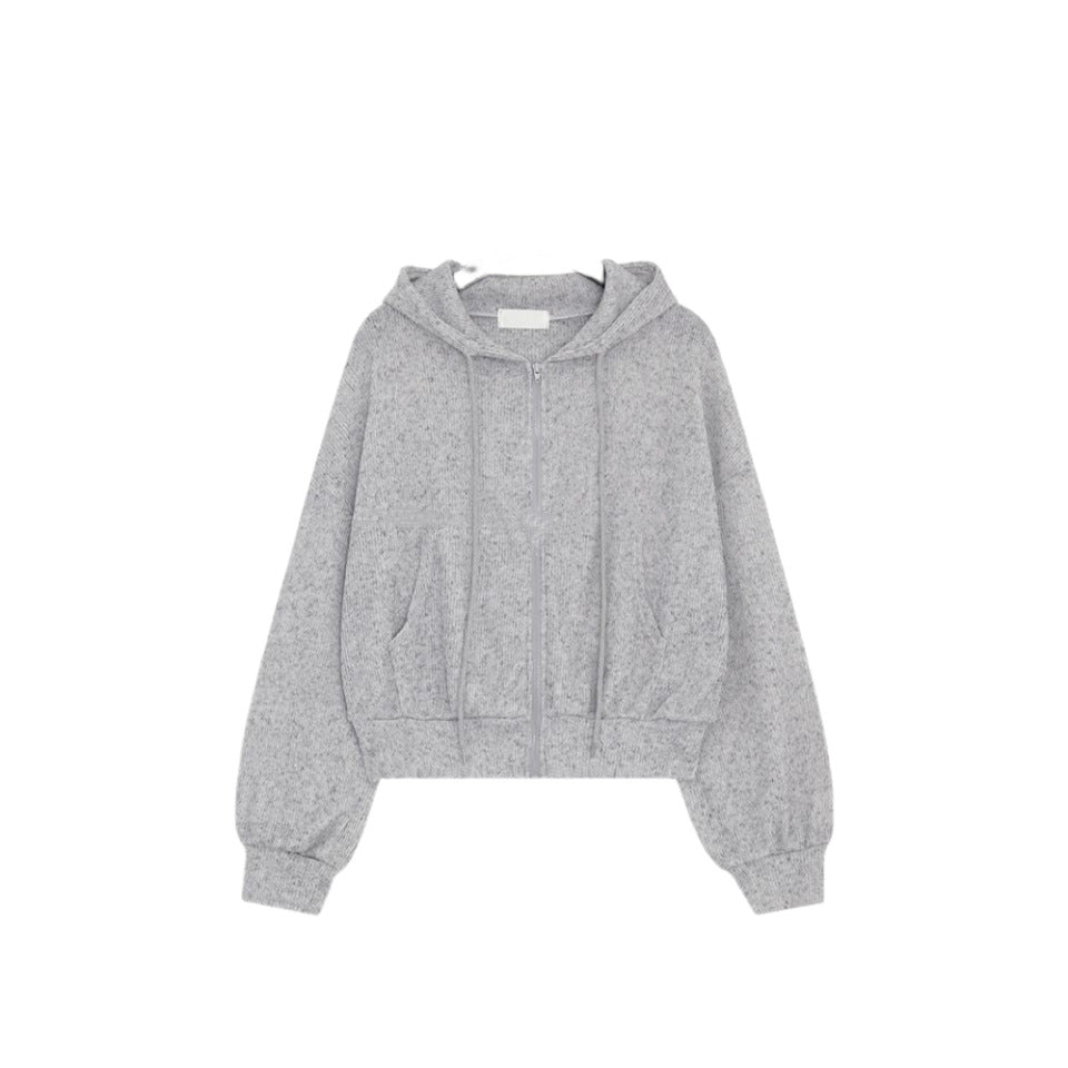 Damen Sportjacke Kurz Reißverschluss Eveloria