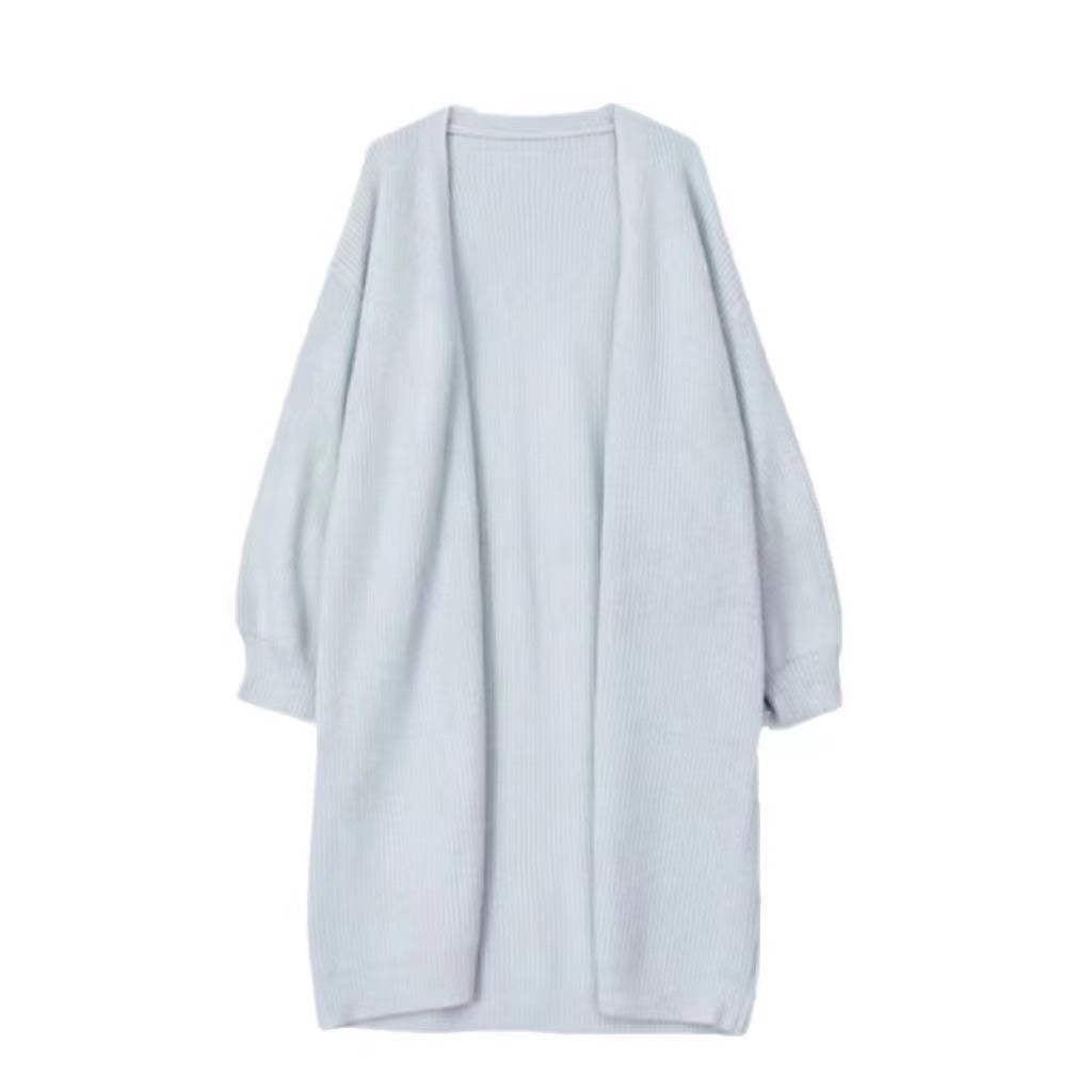 Damen Strickjacke Weit Großes Revers Eveloria