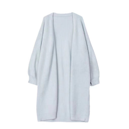 Damen Strickjacke Weit Großes Revers Eveloria