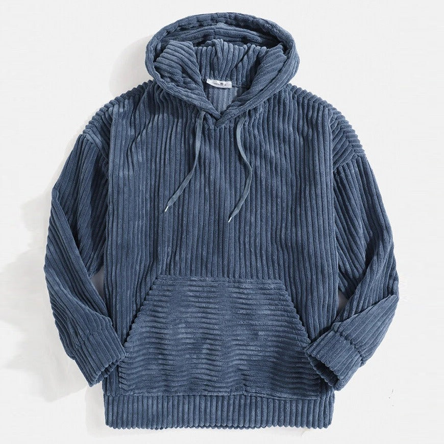Damen Kapuzenpullover Rippdesign Modern Eveloria