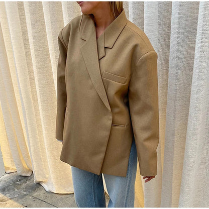 Damen Oversized Blazer Eveloria Großgeschnitten