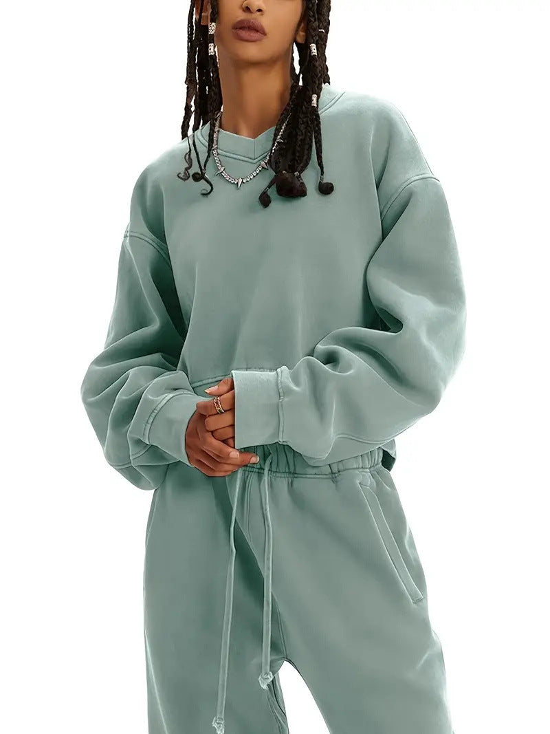 Damen Oversized Sweatshirt Bequem Eveloria