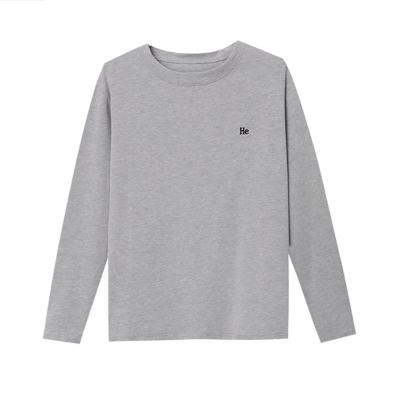 Damen Langarmshirt Lässig Minimalistisch Eveloria