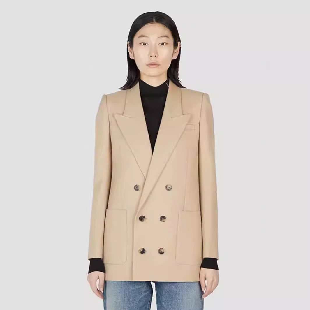 Damen Blazer Doppelt abgestimmt Eveloria