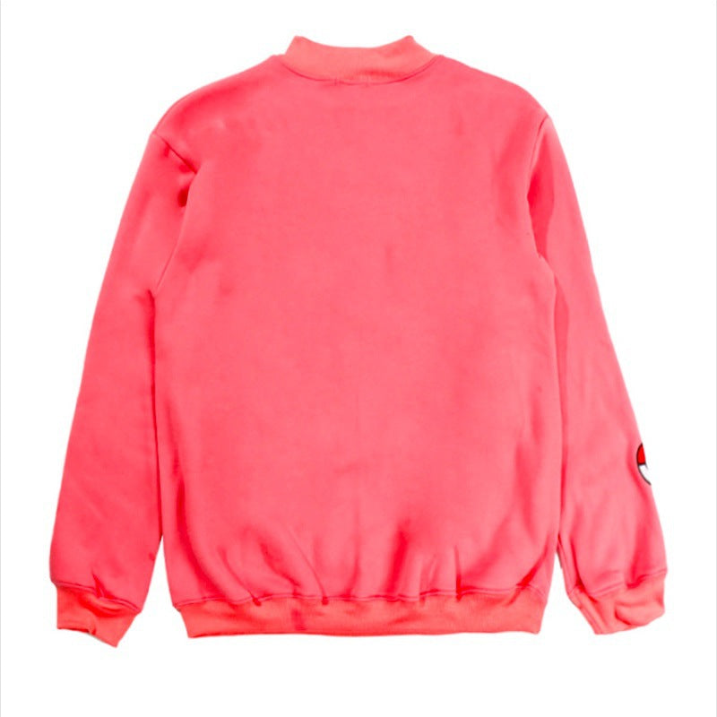 Damen Sweatshirt Pikachu Motiv Hochkragen Eveloria