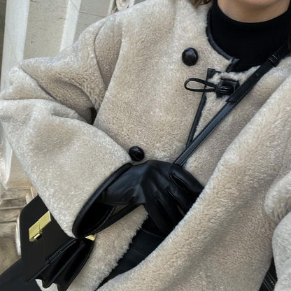 Damen Fleecejacke Kuschelig Mit Taschen Eveloria