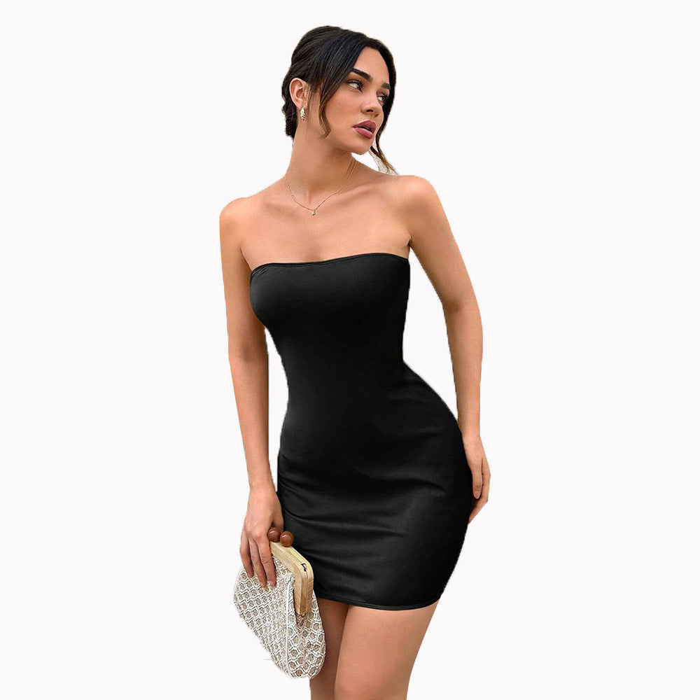 Damen Minikleid Elastisch Figurbetont Eveloria