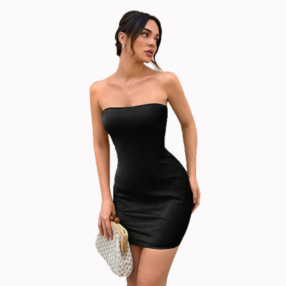 Damen Minikleid Elastisch Figurbetont Eveloria