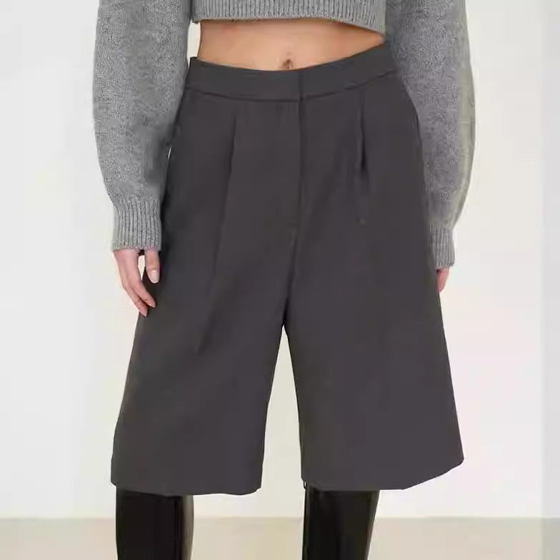 Damen Culotte Weit Elegant