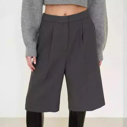 Damen Culotte Weit Elegant