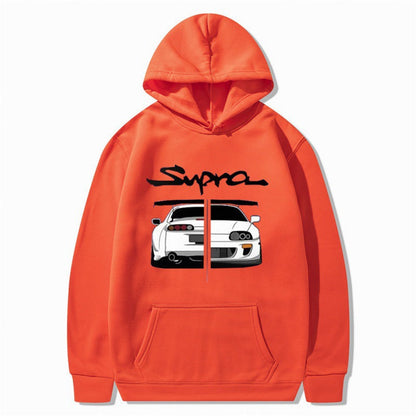Damen Kapuzenpullover mit Kängurutaschen und einzigartigem Design