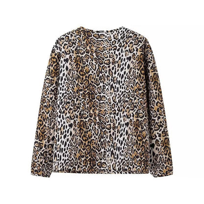 Damen Jacke Gemustert Mit Bindegürtel Eveloria