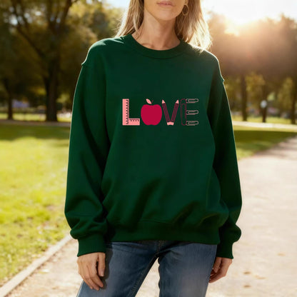Damen Sweatshirt Love-Motiv Eveloria