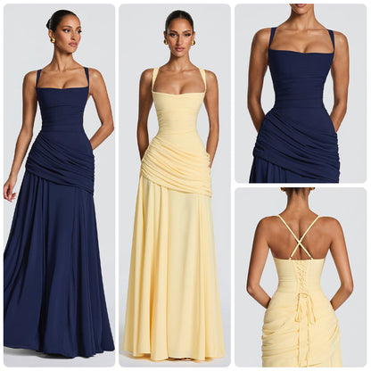 Damen Abendkleid Tailliert Elegant Eveloria - Eveloria