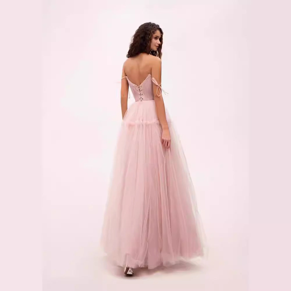 Eveloria Damen Abendkleid Tüll Elegant