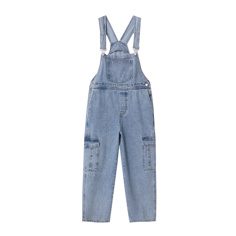 Damen Latzhose Bequem Baumwolle Praktisch