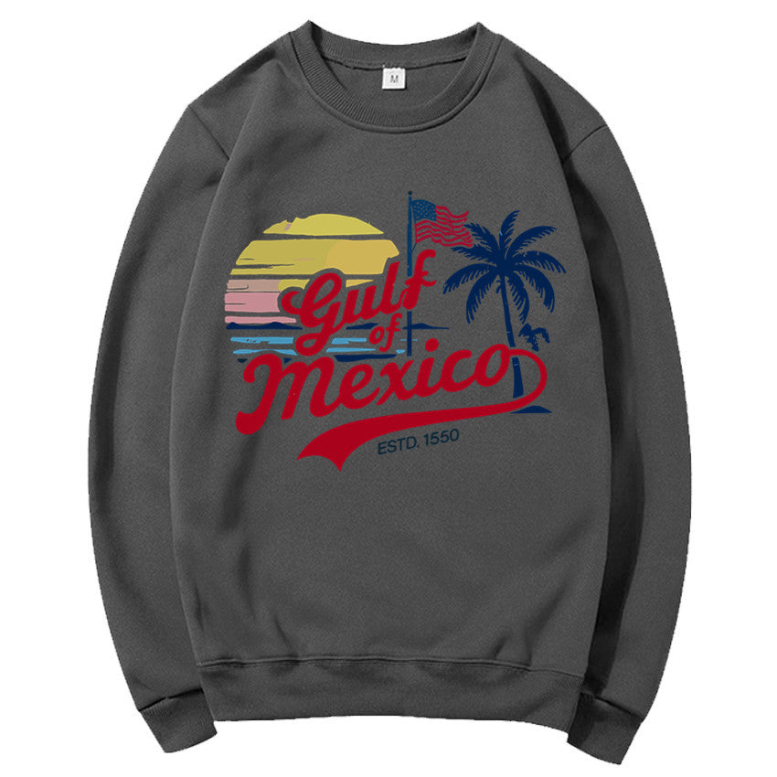 Damen Sweatshirt Grafikdesign Lässig Grau Eveloria