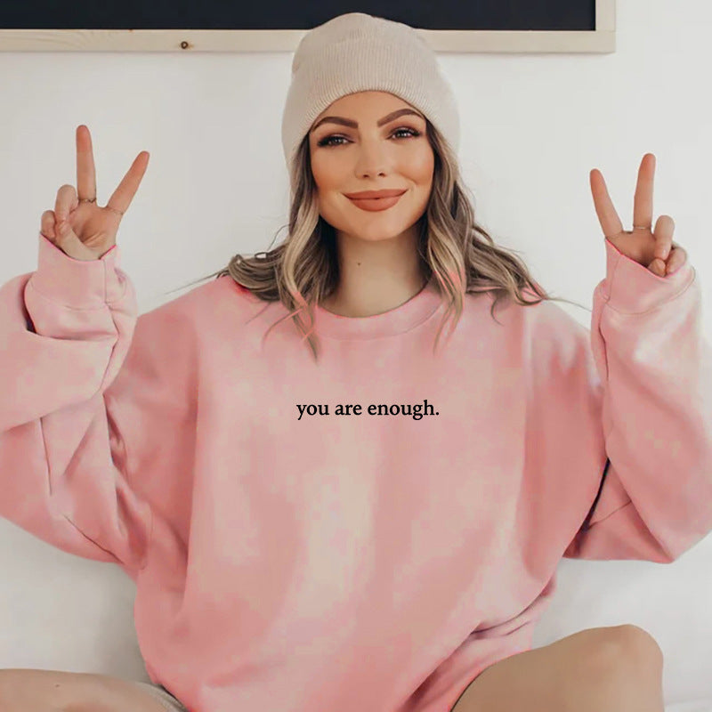 Damen Sweatshirt Eveloria mit Schriftzug