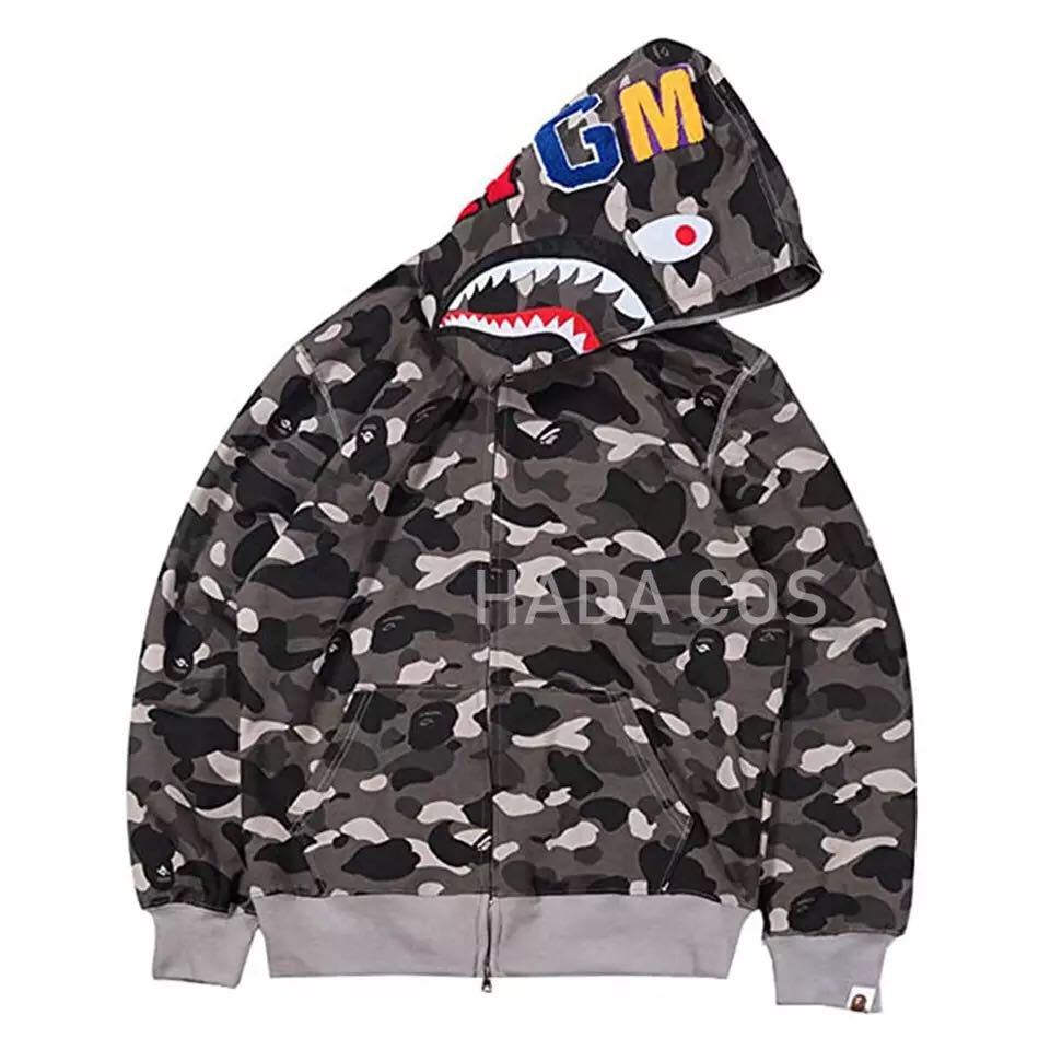 Damen Kapuzenjacke Camouflage Baumwollmix Eveloria