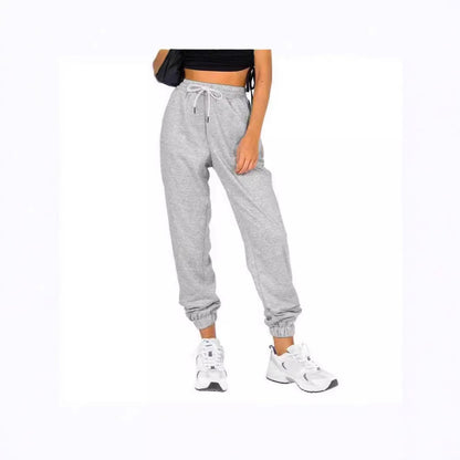 Damen Sweatpants Elastischer Bund Kordelzug Eveloria
