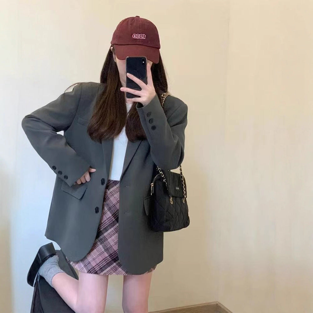 Damen Oversized Blazer mit Taschen Eveloria