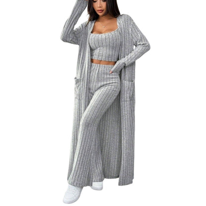 Damen Strickpullover Langärmelig Elegant Wickeldesign