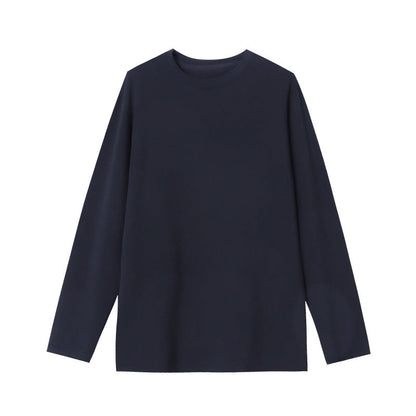 Damen T-Shirt Langarm Weich Eveloria
