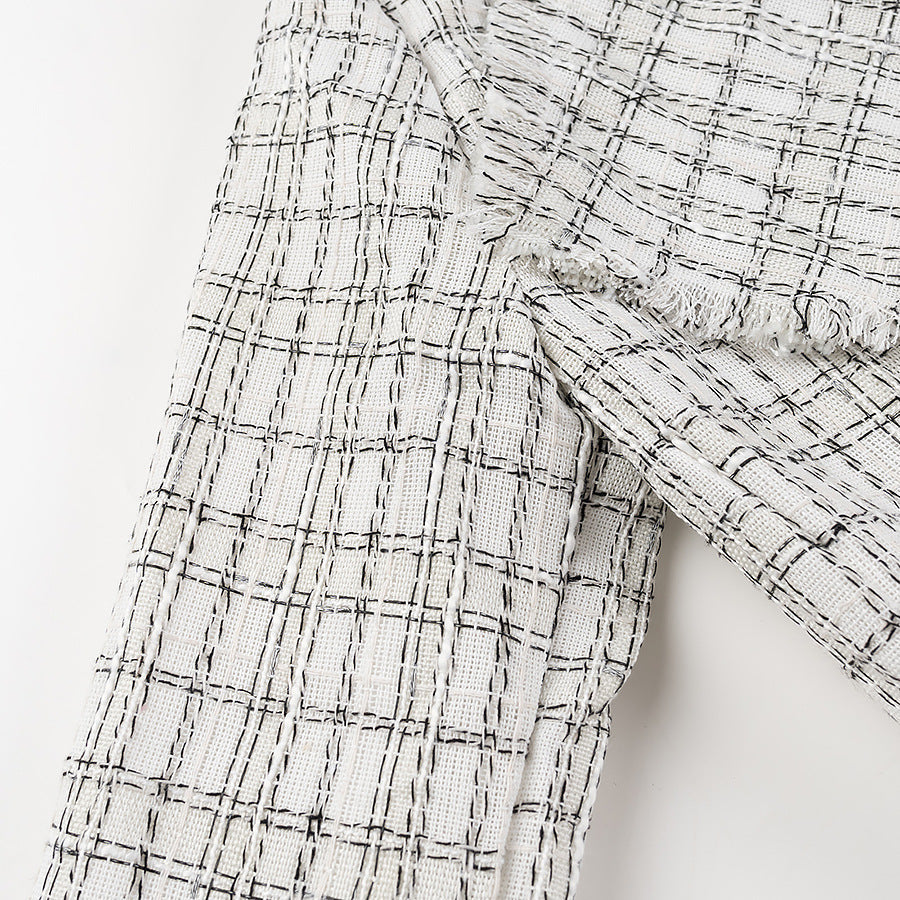 Damen Blazer mit Gürtel Strukturiertes Muster Eveloria