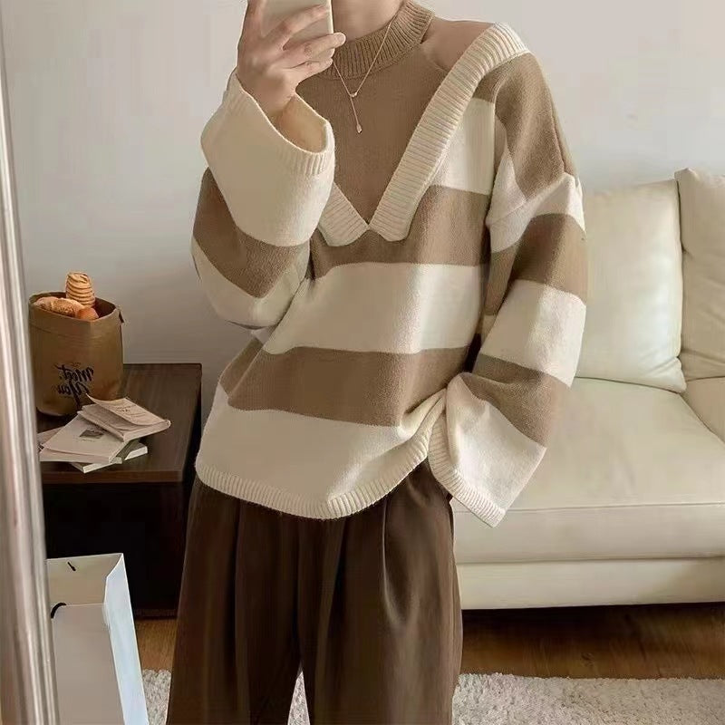 Damen Pullover mit Ausschnitten Trendfarben Eveloria