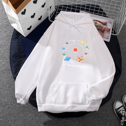 Damen Hoodie Weltraum-Motiv Eveloria