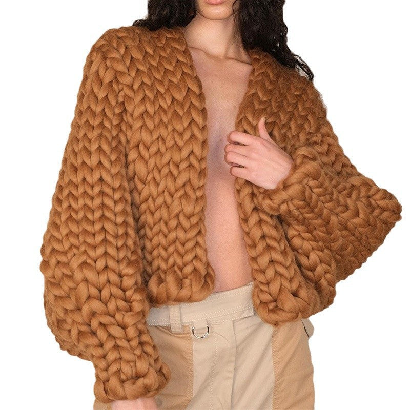 Damen Strickjacke Eveloria Chunky