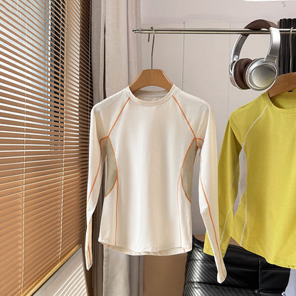 Damen Langarmshirt Sport Belüftungstechnik Eveloria