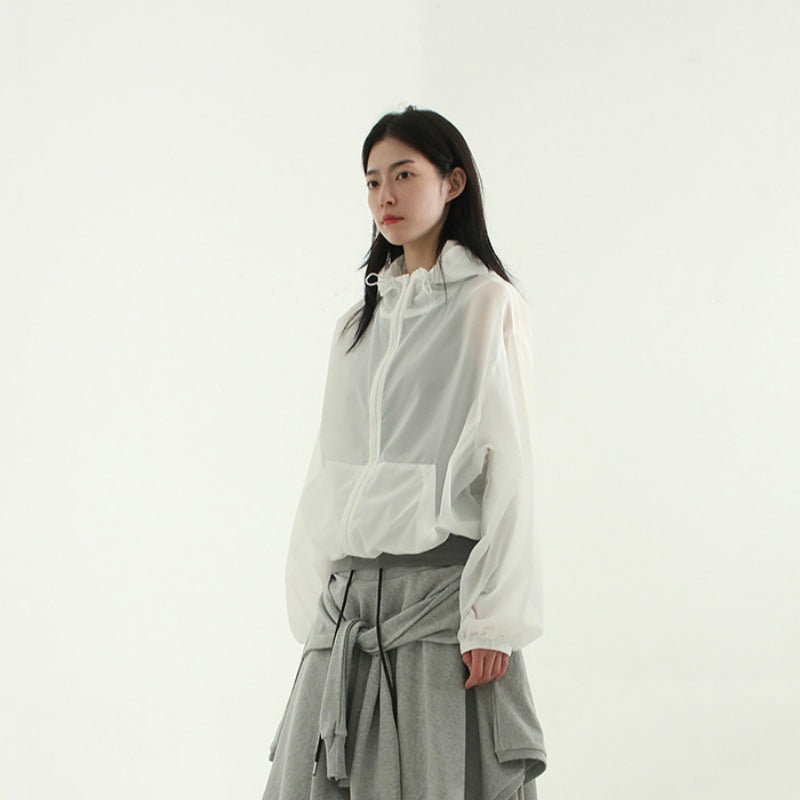 Damen Leichte Funktionsjacke Kapuze Eveloria