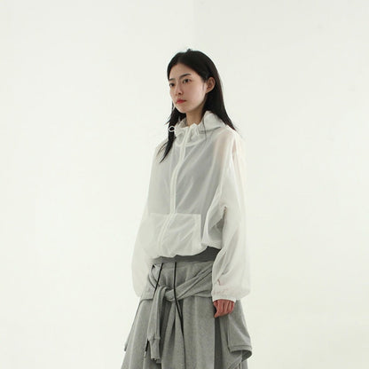 Damen Leichte Funktionsjacke Kapuze Eveloria