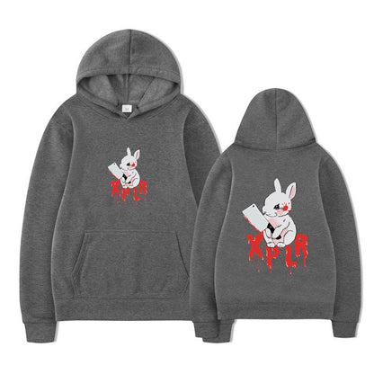 Damen Kapuzensweater Cartoon-Motiv Bequem Eveloria