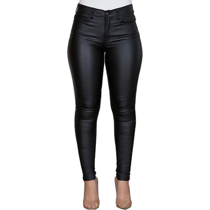 Damen High-Waist-Hose Figurbetont Eveloria