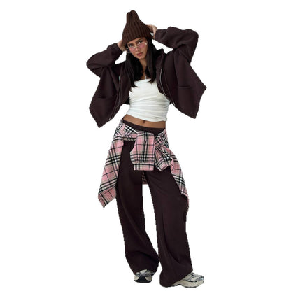 Damen Lounge-Outfit Weit Schnitt Eveloria