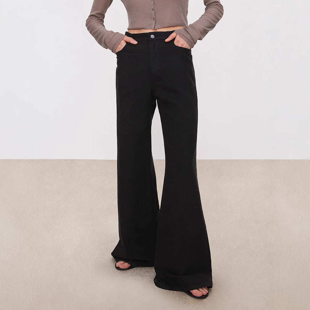 Damen High-Waist Jeans Weit Eveloria - Eveloria