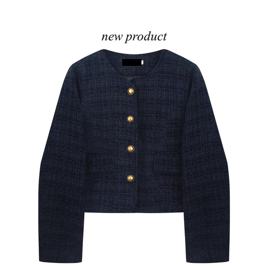 Damen Cropped Blazer Golden Knöpfe Eveloria - Eveloria