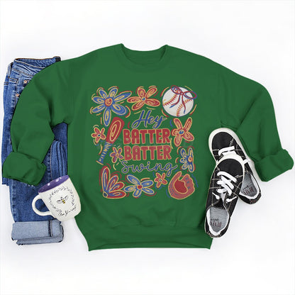 Damen Sweatshirt Baseball-Motiv Lässiger Schnitt Grau Eveloria