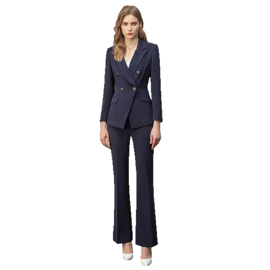 Damen Eleganter Zweiknopf-Anzug Eveloria