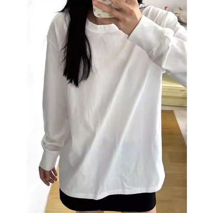 Damen Langarmshirt Bequem Lässig Eveloria