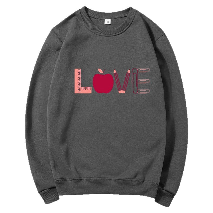 Damen Sweatshirt Love-Motiv Eveloria