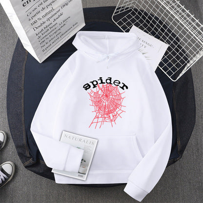 Damen Kapuzensweater Spinnenmotiv Eveloria