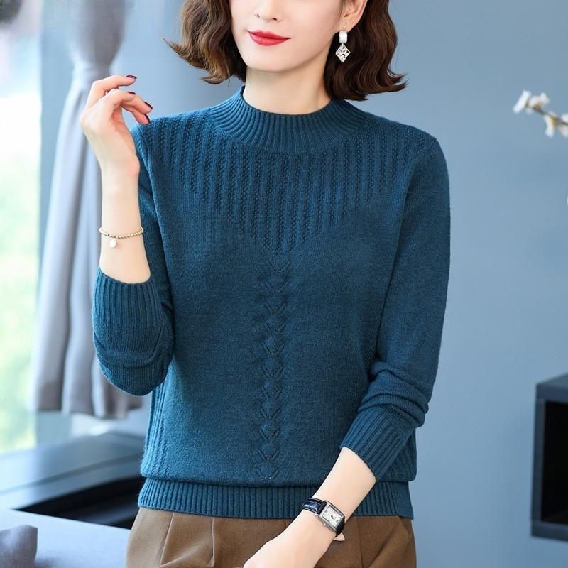 Damen Strickpullover Zopfmuster Eveloria